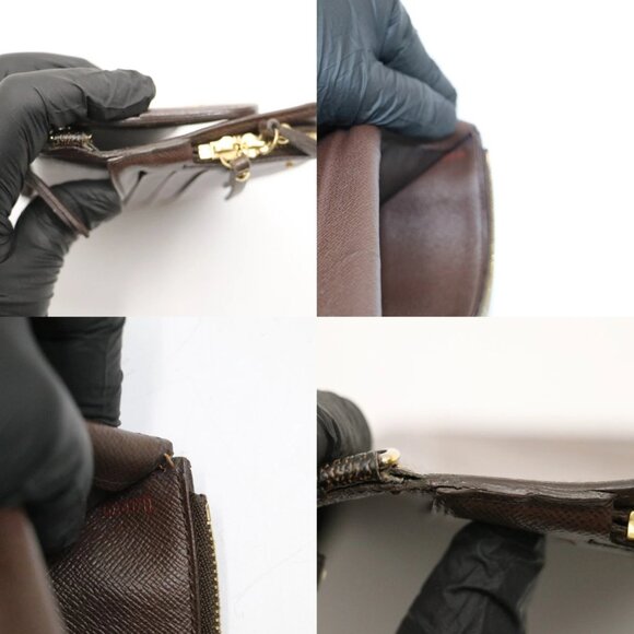 Louis Vuitton Damier Ebene Canvas Insolite Wallet w/ Louis Vuitton Agenda Cover - Picture 13 of 15